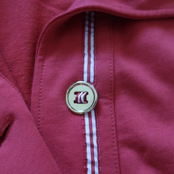 Jones New York Red Cardigan /Blazer W Gold Buttons - Picture 8 of 9